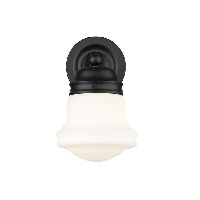 Z-Lite Vaughn Matte Black Wall Sconce 735-1S-MB | theLightShop