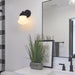 Z-Lite Vaughn Matte Black Wall Sconce 735-1S-MB | theLightShop