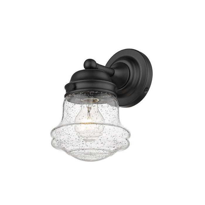 Z-Lite Vaughn Matte Black Wall Sconce 736-1S-MB | theLightShop
