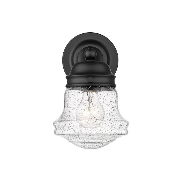 Z-Lite Vaughn Matte Black Wall Sconce 736-1S-MB | theLightShop