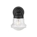 Z-Lite Vaughn Matte Black Wall Sconce 736-1S-MB | theLightShop