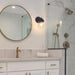 Z-Lite Vaughn Matte Black Wall Sconce 736-1S-MB | theLightShop