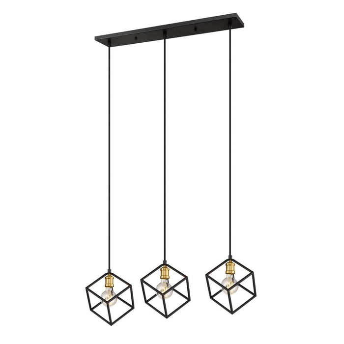 Z-Lite Vertical Bronze Olde Brass Island-Billiard 478-3L-BRZ-OBR | theLightShop