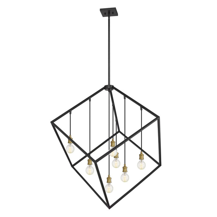 Z-Lite Vertical Bronze Olde Brass Pendant 478P44-BRZ-OBR | theLightShop