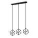 Z-Lite Vertical Matte Black Brushed Nickel Island-Billiard 478-3L-MB-BN | theLightShop