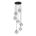 Z-Lite Vertical Matte Black Brushed Nickel Pendant 478-7MB-BN | theLightShop