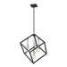 Z-Lite Vertical Matte Black Brushed Nickel Pendant 478P24-MB-BN | theLightShop