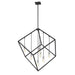 Z-Lite Vertical Matte Black Brushed Nickel Pendant 478P44-MB-BN | theLightShop