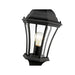Z-Lite Wakefield Black 1 Light Outdoor Pier Mounted Fixture 522PHM-553PM-BK - Outdoor Pier Mounted Fixtures