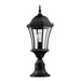 Z-Lite Wakefield Black 1 Light Outdoor Pier Mounted Fixture 522PHM-553PM-BK - Outdoor Pier Mounted Fixtures