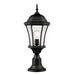 Z-Lite Wakefield Black 1 Light Outdoor Pier Mounted Fixture 522PHM-553PM-BK | theLightShop