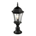 Z-Lite Wakefield Black 1 Light Outdoor Pier Mounted Fixture 522PHM-553PM-BK - Outdoor Pier Mounted Fixtures