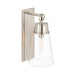Z-Lite Wentworth Brushed Nickel 1 Light Wall Sconce 2300-1SL-BN | theLightShop