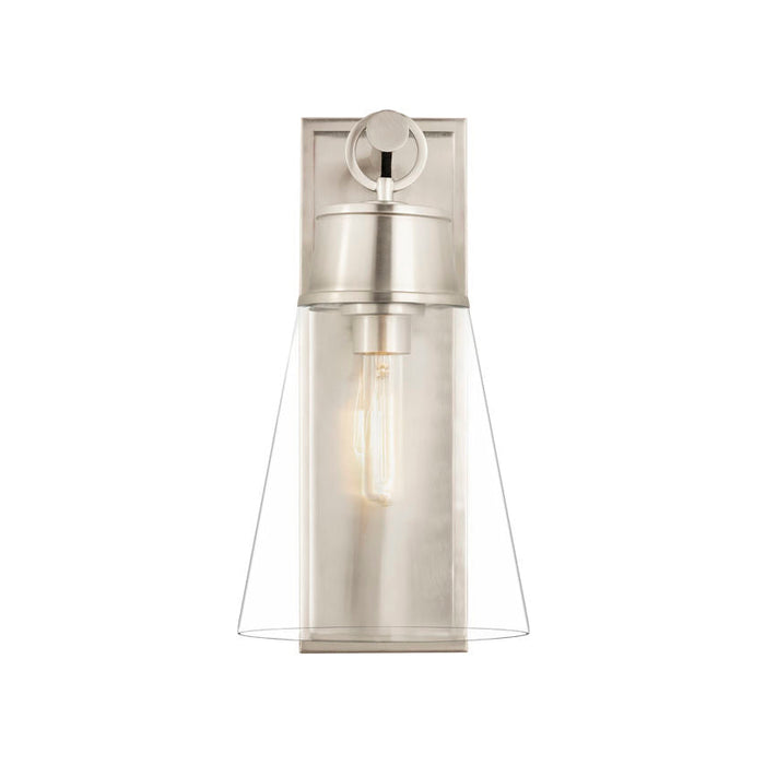 Z-Lite Wentworth Brushed Nickel 1 Light Wall Sconce 2300-1SL-BN | theLightShop