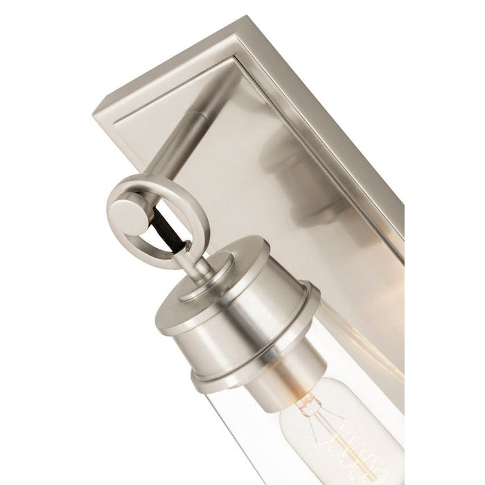 Z-Lite Wentworth Brushed Nickel 1 Light Wall Sconce 2300-1SS-BN