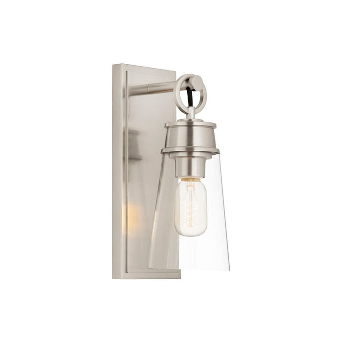 Z-Lite Wentworth Brushed Nickel 1 Light Wall Sconce 2300-1SS-BN