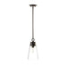 Z-Lite Wentworth Matte Black 1 Light Pendant 2300P8-MB | theLightShop