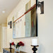 Z-Lite Wentworth Matte Black 1 Light Wall Sconce 2300-1SS-MB | theLightShop