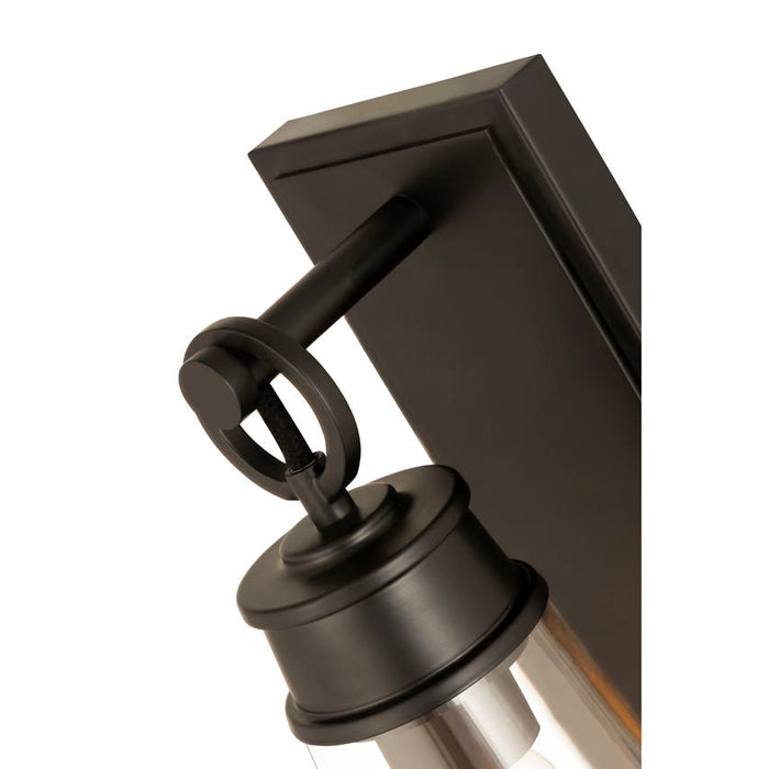 Z-Lite Wentworth Matte Black 1 Light Wall Sconce 2300-1SS-MB | theLightShop