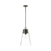 Z-Lite Wentworth Plated Bronze 1 Light Pendant 2300P12-BP | theLightShop