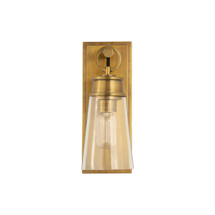 Z-Lite Wentworth Rubbed Brass 1 Light Wall Sconce 2300-1SS-RB | theLightShop