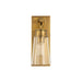 Z-Lite Wentworth Rubbed Brass 1 Light Wall Sconce 2300-1SS-RB | theLightShop