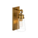 Z-Lite Wentworth Rubbed Brass 1 Light Wall Sconce 2300-1SS-RB | theLightShop