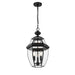 Z-Lite Westover Black Outdoor Chain Mount Ceiling Fixture 580CHB-BK - Outdoor Pendants