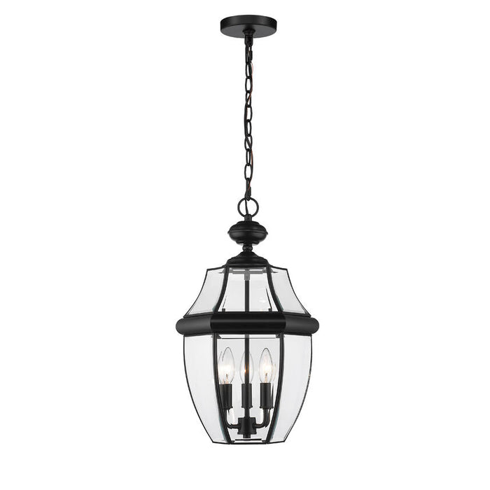 Z-Lite Westover Black Outdoor Chain Mount Ceiling Fixture 580CHB-BK - Outdoor Pendants