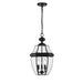 Z-Lite Westover Black Outdoor Chain Mount Ceiling Fixture 580CHB-BK - Outdoor Pendants