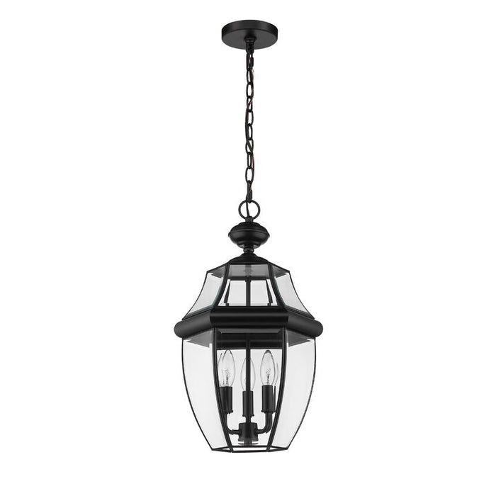 Z-Lite Westover Black Outdoor Chain Mount Ceiling Fixture 580CHB-BK - Outdoor Pendants