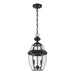 Z-Lite Westover Black Outdoor Chain Mount Ceiling Fixture 580CHM-BK | theLightShop