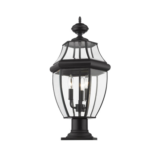 Z-Lite Westover Black Outdoor Pier Mounted Fixture 580PHB-533PM-BK | theLightShop
