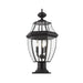 Z-Lite Westover Black Outdoor Pier Mounted Fixture 580PHB-533PM-BK | theLightShop
