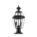 Z-Lite Westover Black Outdoor Pier Mounted Fixture 580PHM-533PM-BK | theLightShop