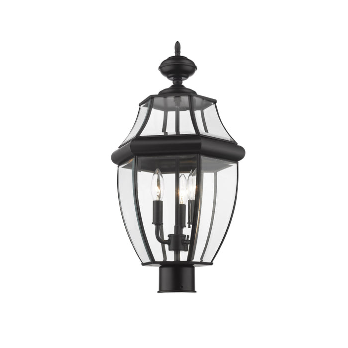 Z-Lite Westover Black Outdoor Post Mount Fixture 580PHB-BK | theLightShop