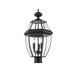 Z-Lite Westover Black Outdoor Post Mount Fixture 580PHB-BK | theLightShop