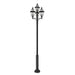 Z-Lite Westover Outdoor Post Mounted Fixture Black 12 Light 580PHB-4-5010P-BK | theLightShop
