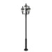Z-Lite Westover Outdoor Post Mounted Fixture Black 12 Light 580PHB-4-5010P-BK | theLightShop