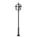 Z-Lite Westover Outdoor Post Mounted Fixture Black 12 Light 580PHB-4-5010P-BK | theLightShop
