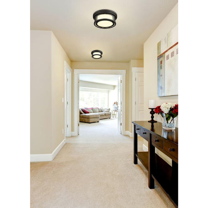 Z-Lite Willow Bronze Flushmount 426F12-BRZ | theLightShop