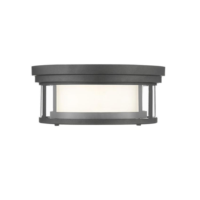 Z-Lite Willow Bronze Flushmount 426F12-BRZ | theLightShop