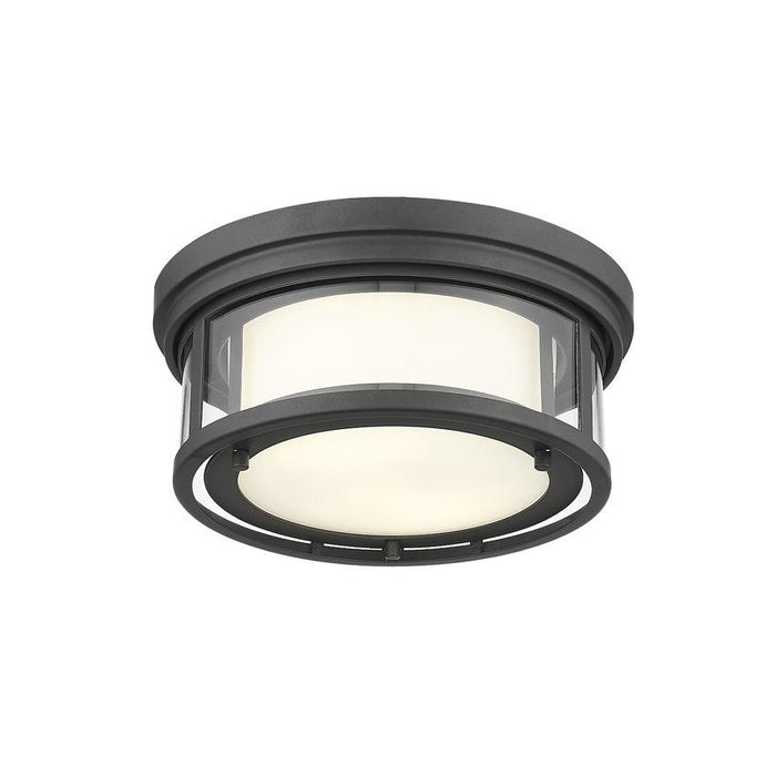 Z-Lite Willow Bronze Flushmount 426F12-BRZ | theLightShop