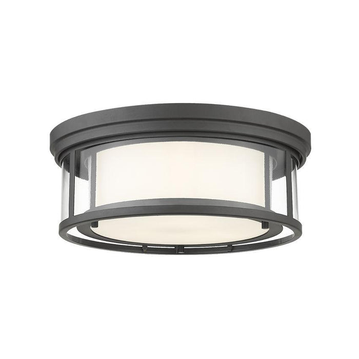 Z-Lite Willow Bronze Flushmount 426F16-BRZ | theLightShop