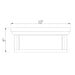 Z-Lite Willow Brushed Nickel Flushmount 426F12-BN - Flushmounts