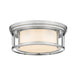 Z-Lite Willow Brushed Nickel Flushmount 426F16-BN | theLightShop