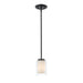 Z-Lite Willow Matte Black Mini-Pendant 426MP-MB | theLightShop