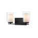 Z-Lite Willow Matte Black Vanity 426-2V-MB | theLightShop