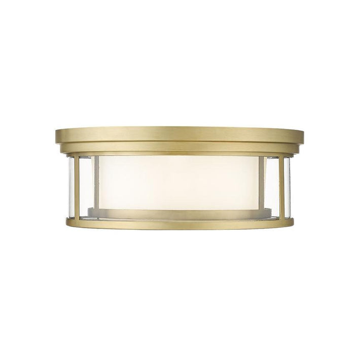 Z-Lite Willow Olde Brass Flushmount 426F16-OBR | theLightShop