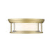 Z-Lite Willow Olde Brass Flushmount 426F16-OBR | theLightShop
